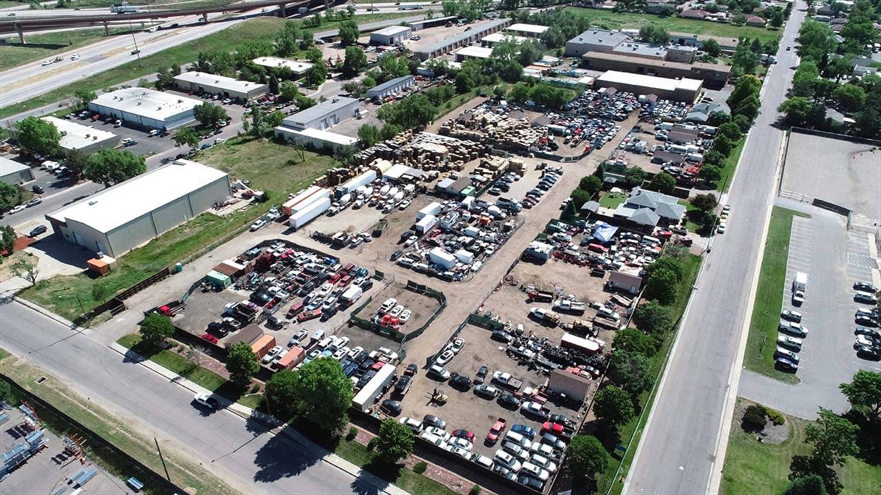 Aerial photo of 7.17 Acre Outside Storage Property